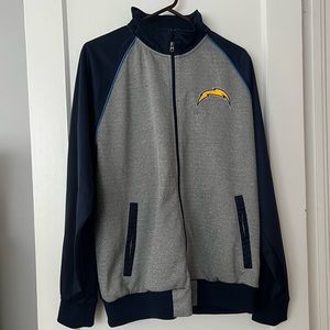 NFL CHARGERS ZIP UP SWEATSHIRT
